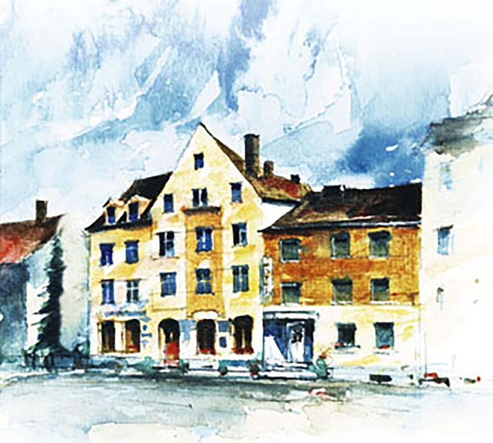 Hotel Augsburg Goldener Falke Exterior foto